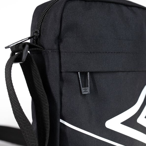 Schultertasche, schwarz