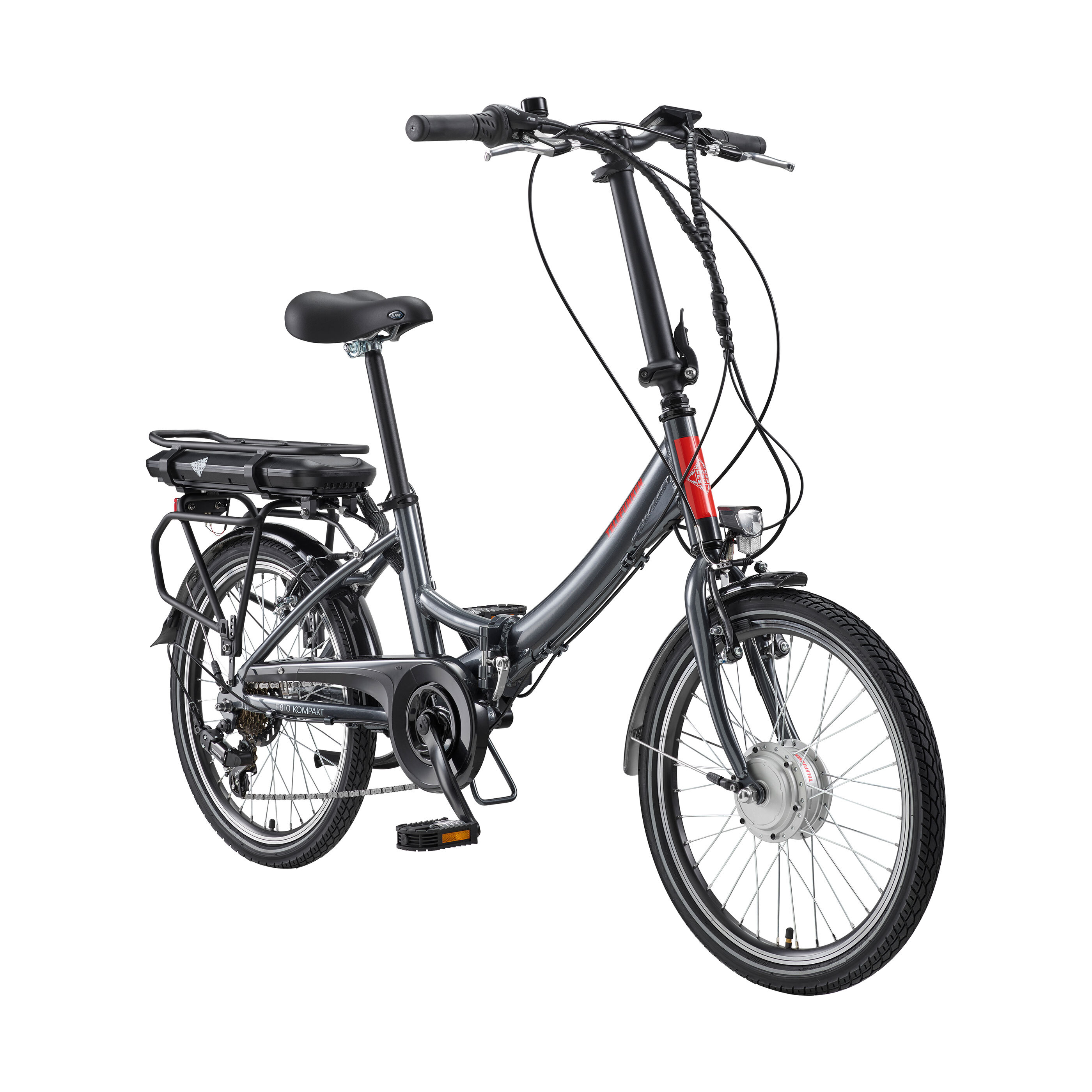 Telefunken FaltEBike F810, 20", anthrazit ALDI