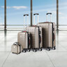 Hartschalenkoffer-Set Exopack inkl. Beautycase, champagner