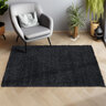 Hochflor Teppich, 80x150 cm, anthrazit