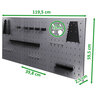 Lochwand Set mit Haken, 3-tlg.