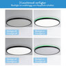 LED Deckenleuchte CARLO mit RGB-Backlight, ⌀ 29,3 cm