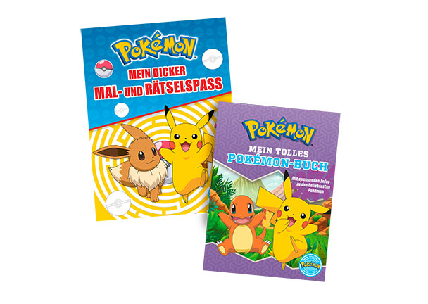 Vorlese- und Malbuchset, Pokèmon