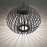 LED-Akku-Tisch- und Bodenleuchte Korga, schwarz, ⌀ 36 cm