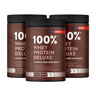 Whey Protein Deluxe 3er Set Schoko (3x 420g = 1.260g)