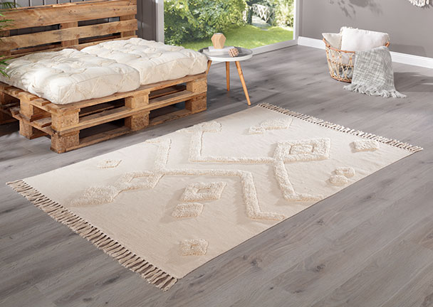 Makramee-Teppich 120 x 180 cm Makramee-Teppich 120 x 180 cm