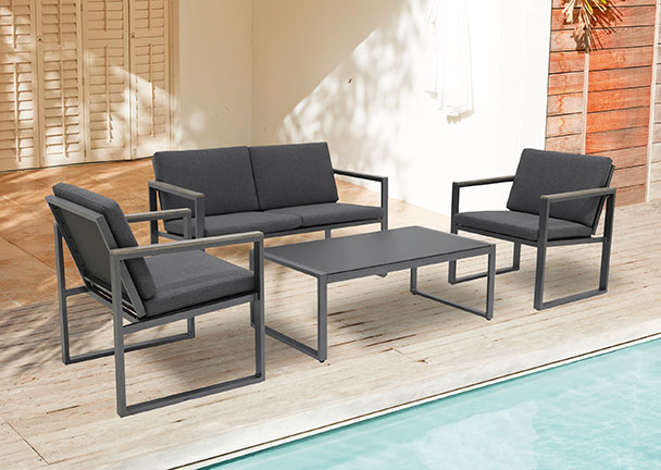 Lounge-Set Hugo, 4-tlg. Lounge-Set Hugo, 4-tlg.