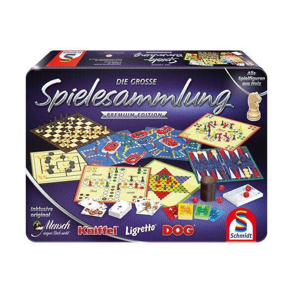 Die große Spielesammlung in der Metalldose