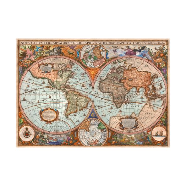 Puzzle Antike Weltkarte, 3.000 Teile
