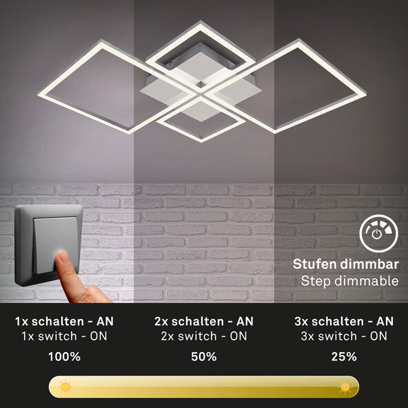 LED-Deckenleuchte FRAME