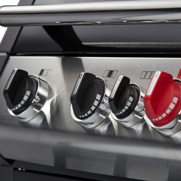 Gasgrill Monroe Black ProX 3 KR Turbo, inkl. Wetterschutzhülle