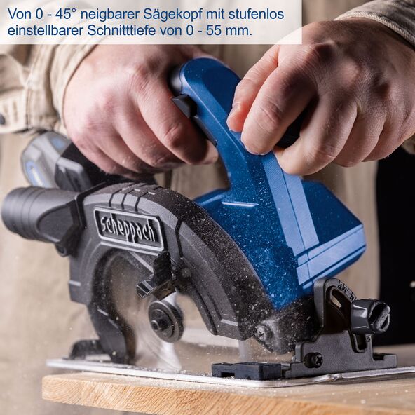Akku-Kreissäge BC-HCS165-X brushless, inkl. 2,0 Ah Akku und Ladegerät
