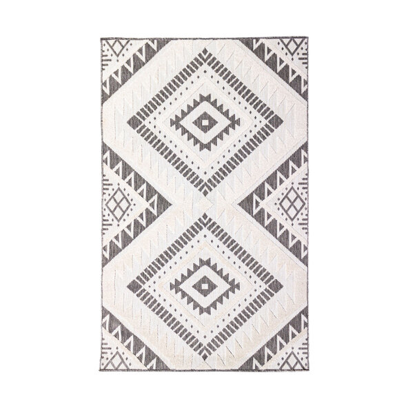 Teppich Orient, creme-grau, 120 x 170 cm