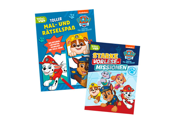Vorlese- und Malbuchset, Paw Patrol