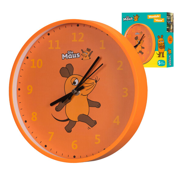 Kinder-Wanduhr "Maus"