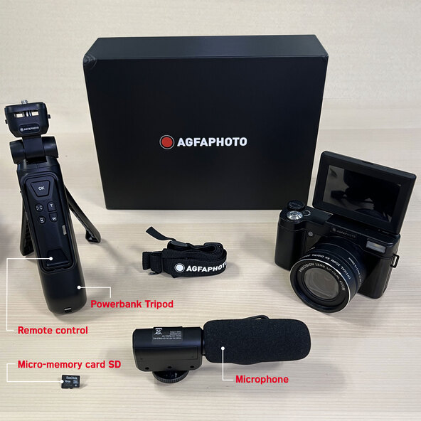 Vlogging Kamera Set Realishot VLG-4K Optical