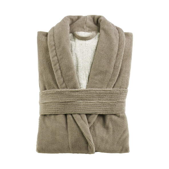 Bademantel Turin, taupe, S