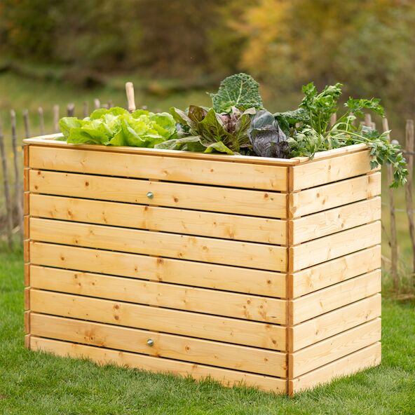 Holz-Hochbeet Asket Natur, L 130 x 70 x 90 cm