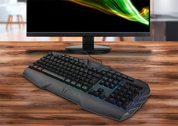 Gaming-Tastatur Supporter P11, halbmechanisch Gaming-Tastatur Supporter P11, halbmechanisch