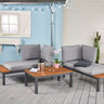 Gartenlounge-Set Eukalyptus