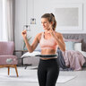Smarter Fitnessreifen, hellgrau