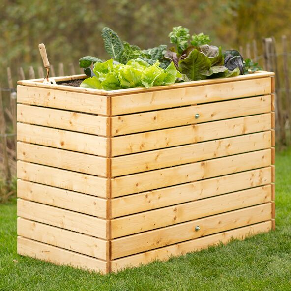 Holz-Hochbeet Asket Natur, L 130 x 70 x 90 cm