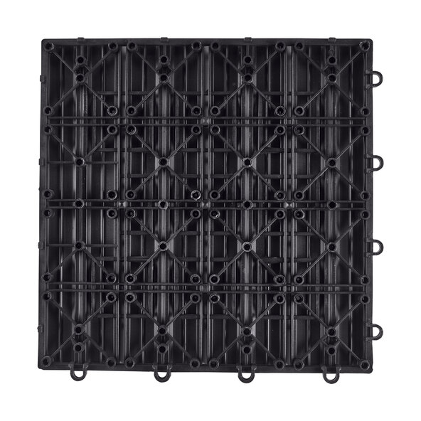 WPC-Holzfliesen BAVARO, 3m²-Paket, anthrazit