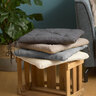 Sitzkissen Darco, 40 x 40 cm, 4er Set, taupe