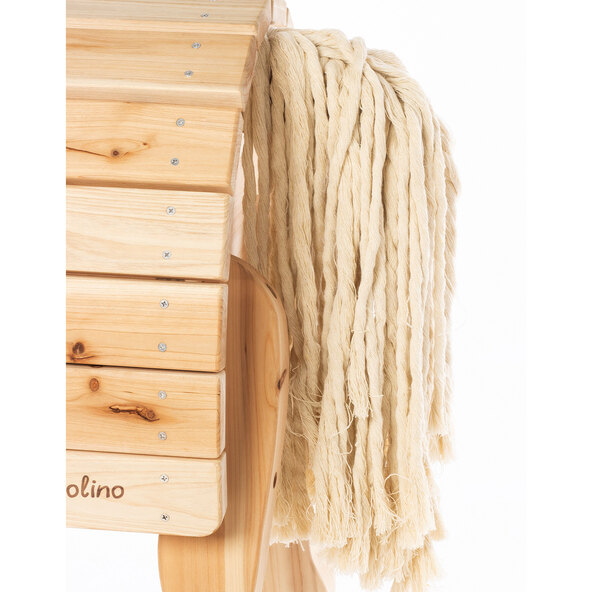 Holzpferd Niels, natur