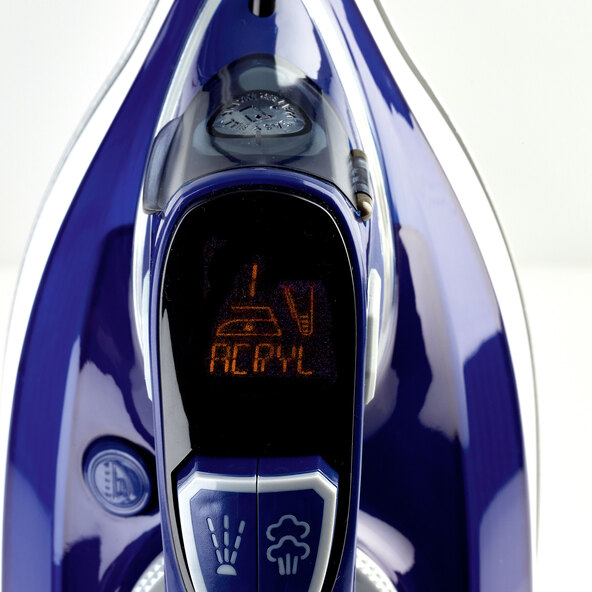 LCD Dampfbügeleisen, blau