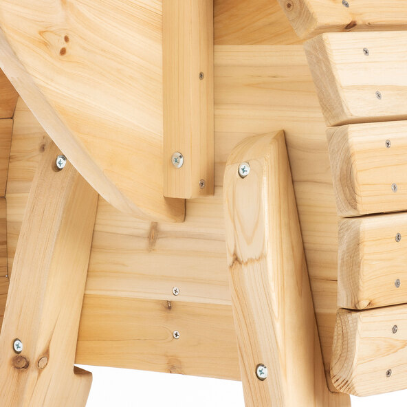 Holzpferd Niels, natur