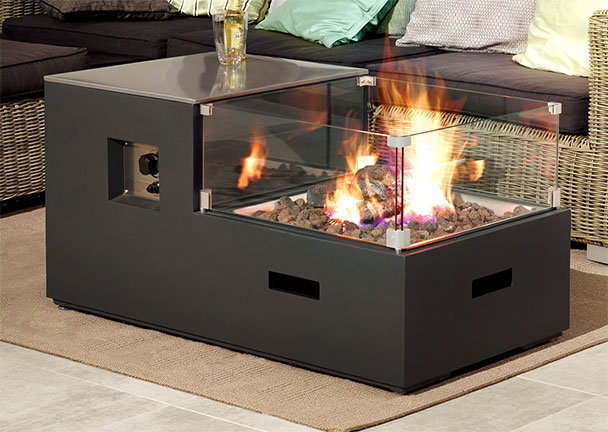 Gas-Kamin-Tisch Compact Lounge Gas-Kamin-Tisch Compact Lounge