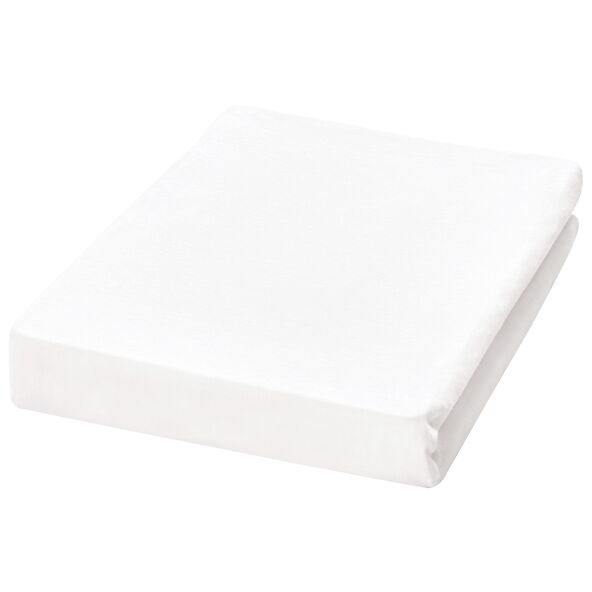 Jersey Spannbetttuch, 140-160 x 200 cm, weiß