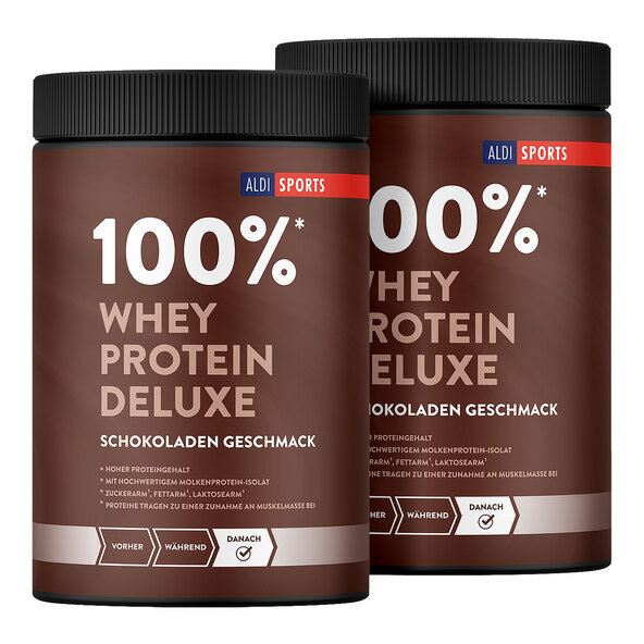 Whey Protein Deluxe 2er Set Schoko (2x 420g = 840g)