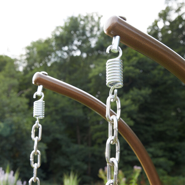Polyrattan-Hängesessel Twin, braun