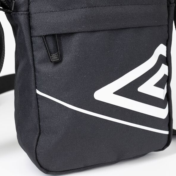 Schultertasche, schwarz