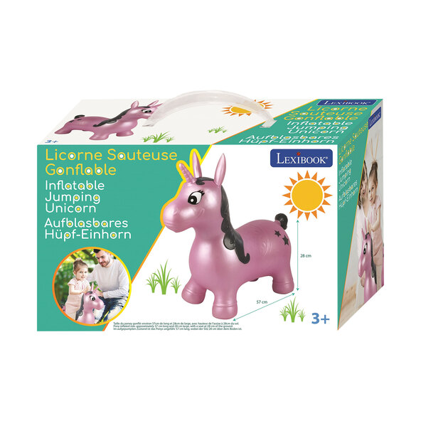 Aufblasbares Hüpf-Einhorn