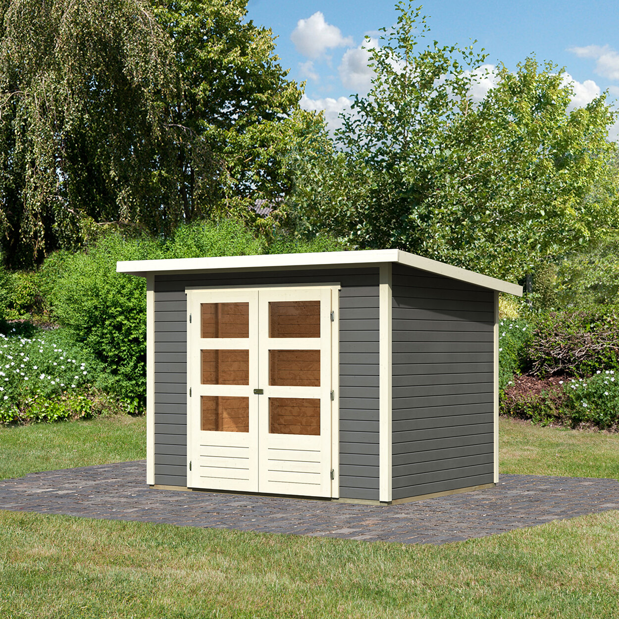 Karibu Gartenhaus Karl ALDI