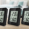 Thermo-Hygrometer, 3er Set, schwarz