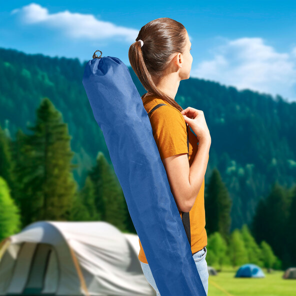 Faltbarer Campingstuhl, blau