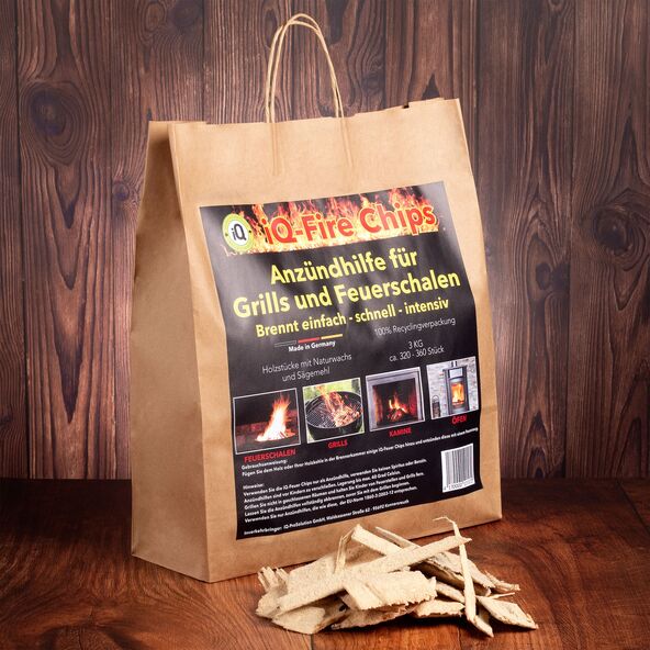 Feuer-Chips Vorratspackung