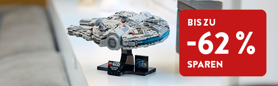 LEGO Spielware steht aufgebaut auf einem Tisch
