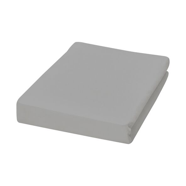 Supersoft Spannbetttuch für Topper, 140-160 x 200-220 cm, grau
