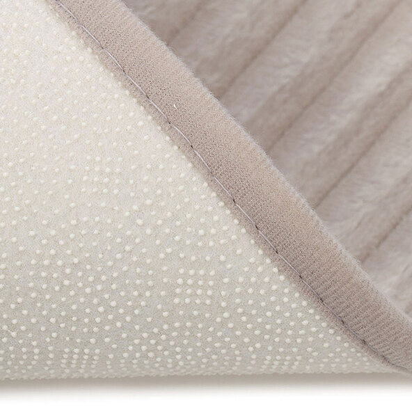 Badteppich Berlin in Cord Optik, 2er Set, 50 x 70 cm, taupe