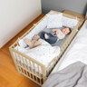 Beistellbett Micky, 60 x 120 cm, inkl. Matratze, Natur
