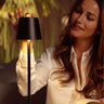 LED-Akku-Tischlampe Dinner Light classic, schwarz