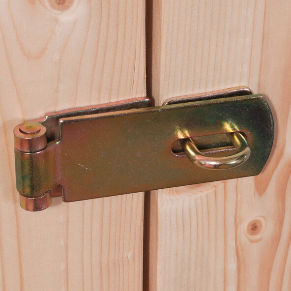 Feuerholzunterstand mit Geräteschrank