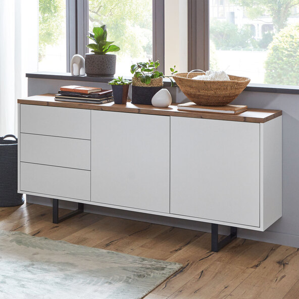 Åh gud kompromis Utilfreds Sideboard, fichtefarben, weiß | ALDI ONLINESHOP