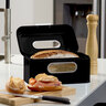 Retro-Brotkasten small, schwarz