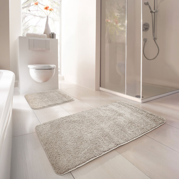 Badezimmergarnitur, 2-tlg., beige